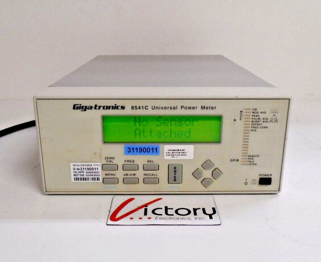 Used Gigatronics 8541C Universal Power Meter | Option 01/03 Used Gigatronics 8541C Universal Power Meter | Option 01/03