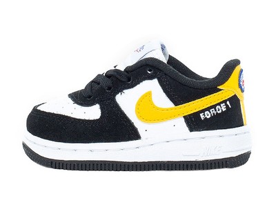 Nike Force 1 LV8 Black/Dark Sulfur-White-Black для малышей (DH9787 002)