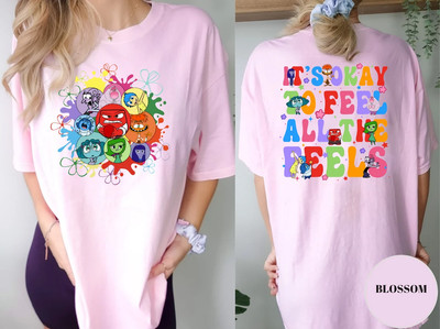 Every Day Is Full Of Emotions, Inside Out It's Okay To Feel All The Feels Shirt