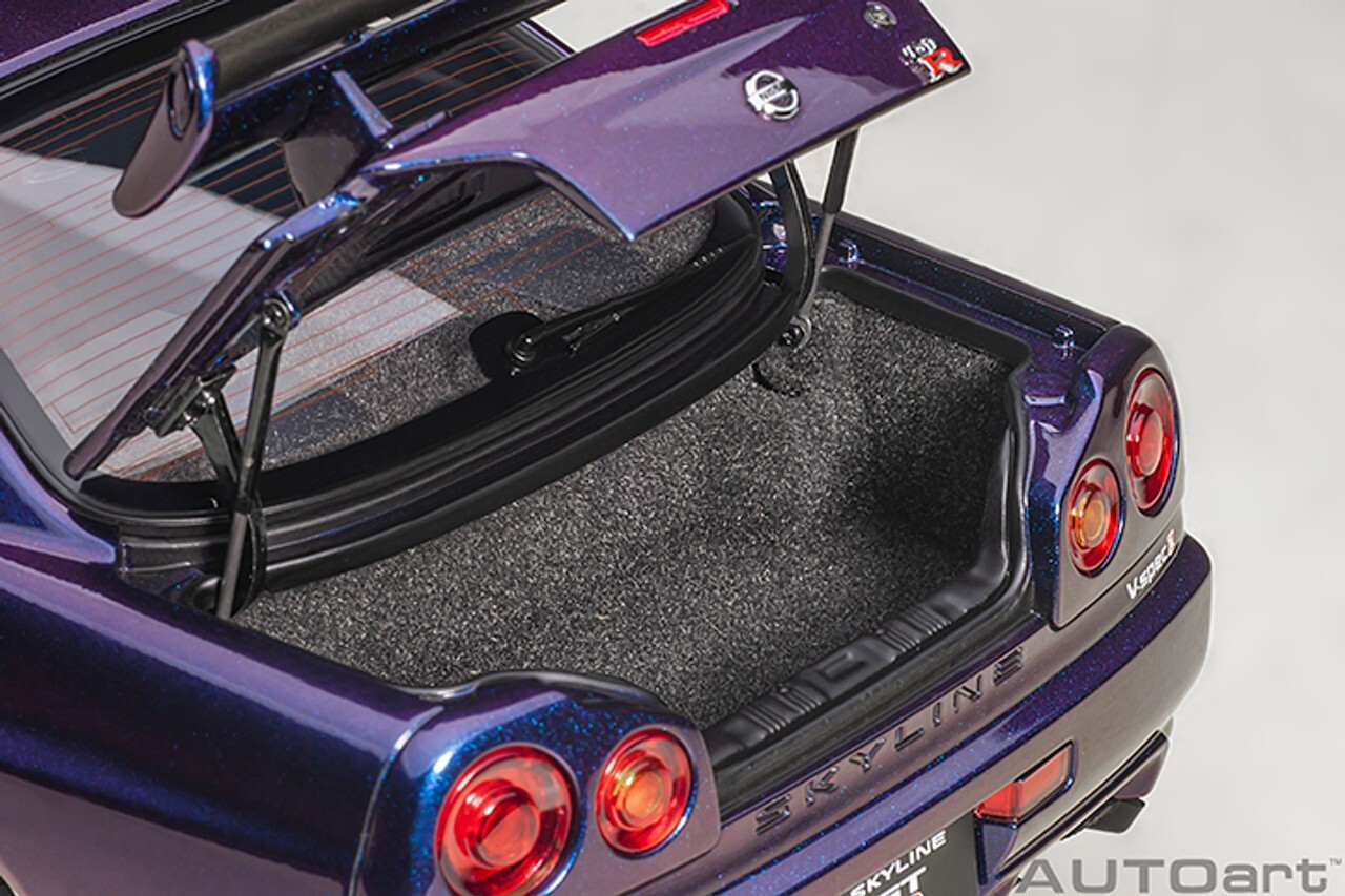 1/18 Nissan Skyline GT-R (R34) V-Spec II NUR W/ BBS Wheels 1/18 Nissan Skyline GT-R (R34) V-Spec II NUR W/ BBS Wheels
