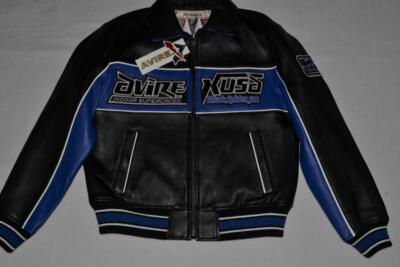 AVIREX アヴィレックス L2 COMMERCIAL MODEL AVIREX Authentic Leather Varsity Jacket Size S | eBay