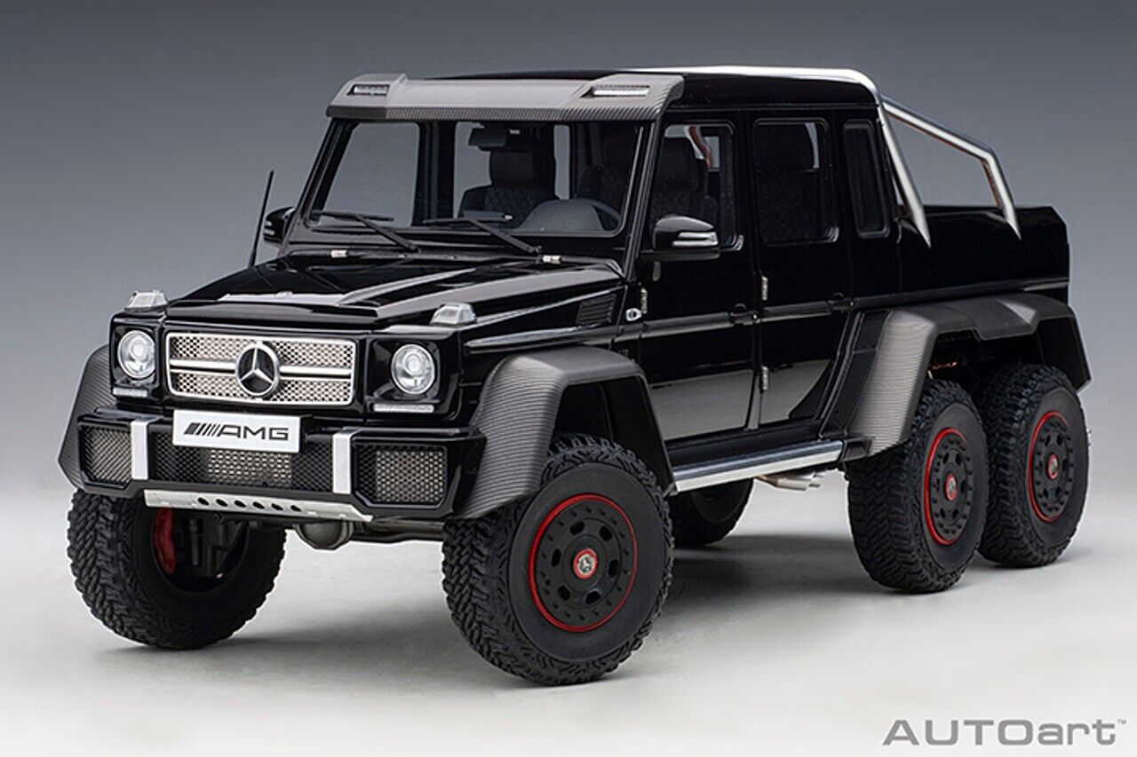 1/18 AUTOart Mercedes-Benz G63 AMG 6X6 Gloss Black Car Model 1/18 AUTOart Mercedes-Benz G63 AMG 6X6 Gloss Black Car Model
