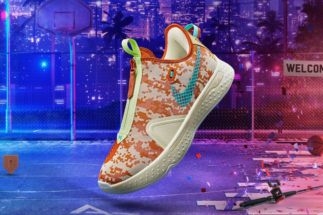 シューズ(男性用) PG4 Men's Nike PG 4 GE Digi-Camo 2k20 US Sizes 9.5-10.5 Brand