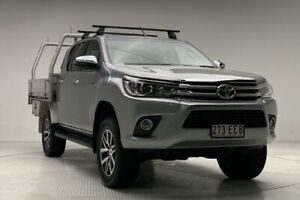2017 Toyota Hilux GUN126R SR5 Double Cab Silver 6 Speed Sports Automatic Utility Moorooka Brisbane South West Preview