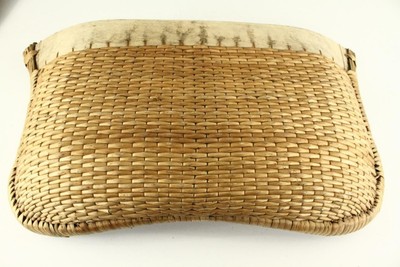 Vintage Primitive Philippines 2PC Lot Woven Rice Grain Scoop Baskets 22