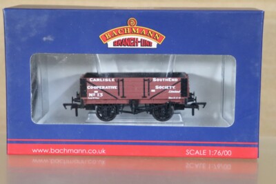 BACHMANN 37-073 CARLISLE SOUTHEND CO-OP 5 PLANK WAGON 13 & LOAD BOXED nt