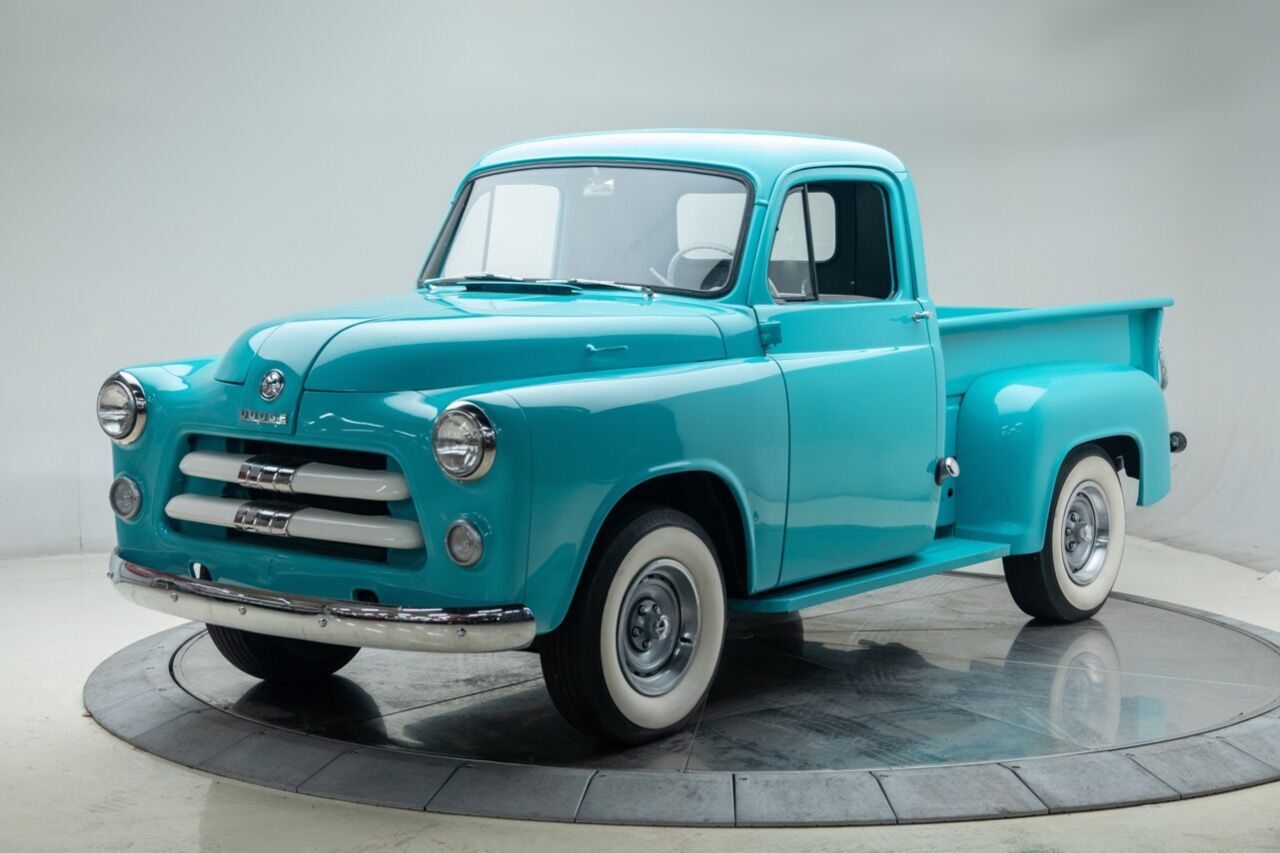 1955 Dodge D150 Pickup  I6 3.7L Manual 3-Speed Pickup Truck Turquoise