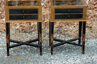 Tables Chinese Black Lacquer