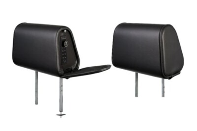 The Headrest Safe Co Vulcan Bundle Black HSC-V1 BUNDLE BLACK LEATHER