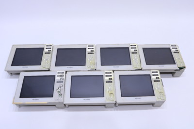 LOT OF (7) KEYENCE CV-551 OPERATOR INTERFACE