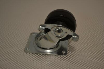 ONE NEW EVERBILT SOFT RUBBER SWIVEL PLATE 175LB CASTOR 49511.