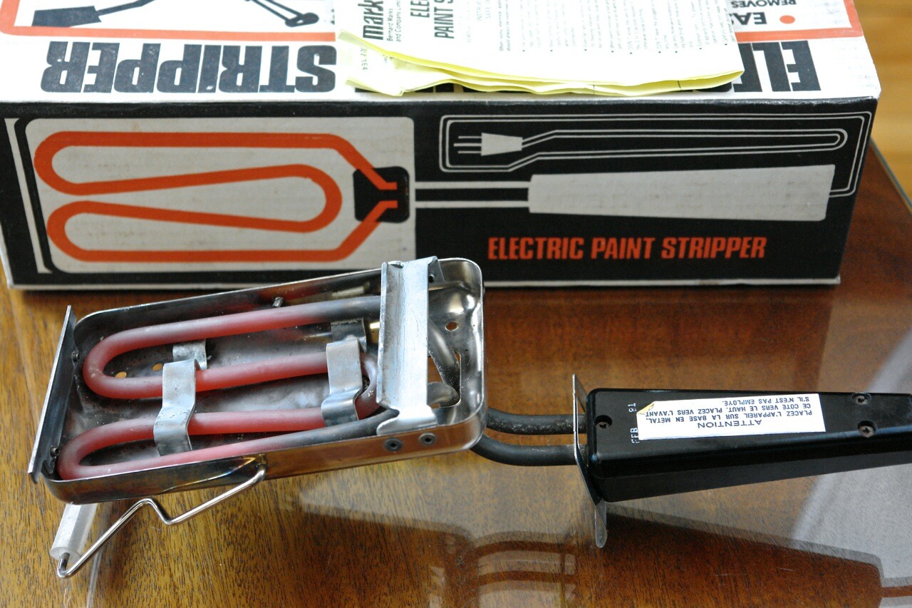 BMC STRIP CLEAN 800 watts ELECTRIC PAINT REMOVER SCRAPER STRIPPER box & paper