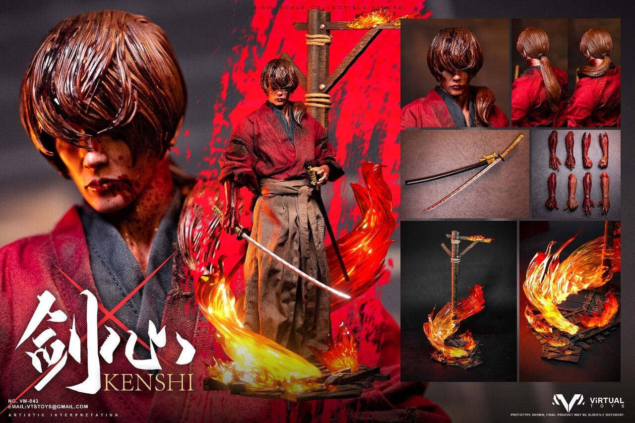 コミック・アニメ VTS Toys Kenshi VTS TOYS VM-043A Japanese Samurai KENSHI: Launched Normal