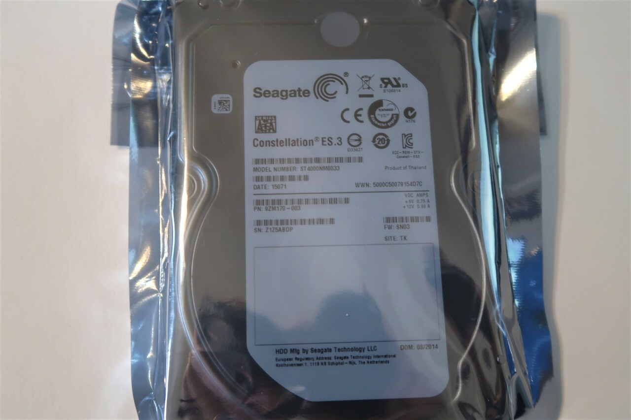 Seagate ST4000NM0033 9ZM170-003 FW:SN03 TK 4.0TB 3.5 Seagate ST4000NM0033 9ZM170-003 FW:SN03 TK 4.0TB 3.5