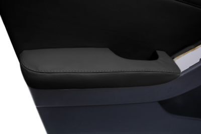 Front Door Armrest Leather Synthetic Cover Fits Nissan Altima 07-12 Black