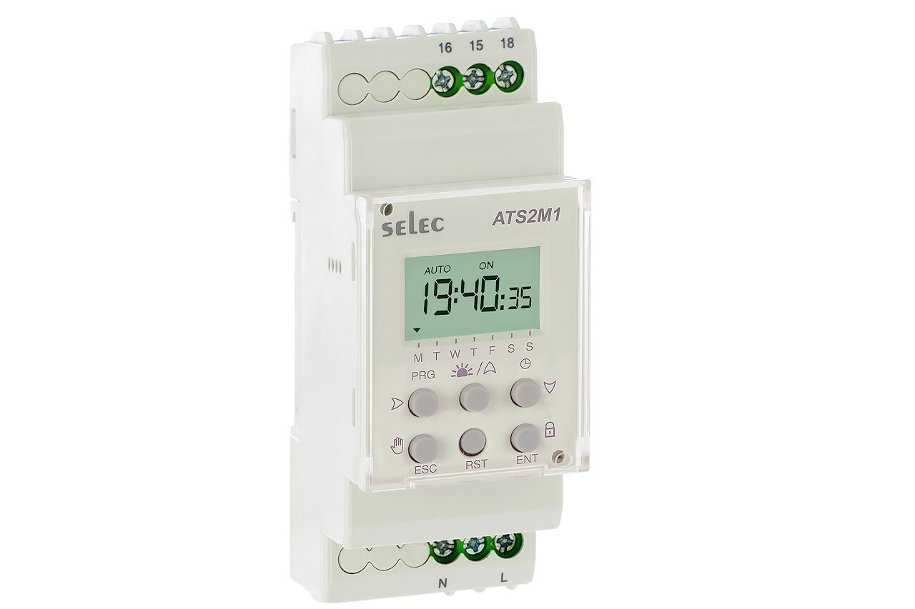 Digitale 2 Kanal Astro Zeitschaltuhr Hutschiene Einbau