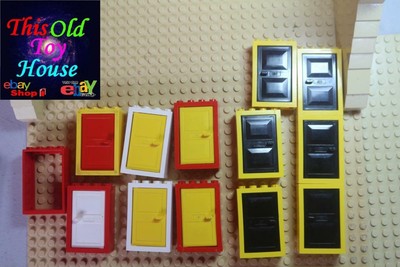 Door 2 x 4 x 5 Frame in Red part no 4130 2x Lego