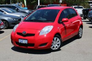 2009 Toyota Yaris NCP91R MY09 YRS Red 4 Speed Automatic Hatchback Midland Swan Area Preview