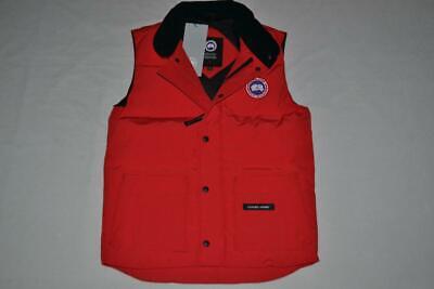 Pre-owned Canada Goose Authentic  Mens Freestyle Crew Vest Red Rouge All Sizes