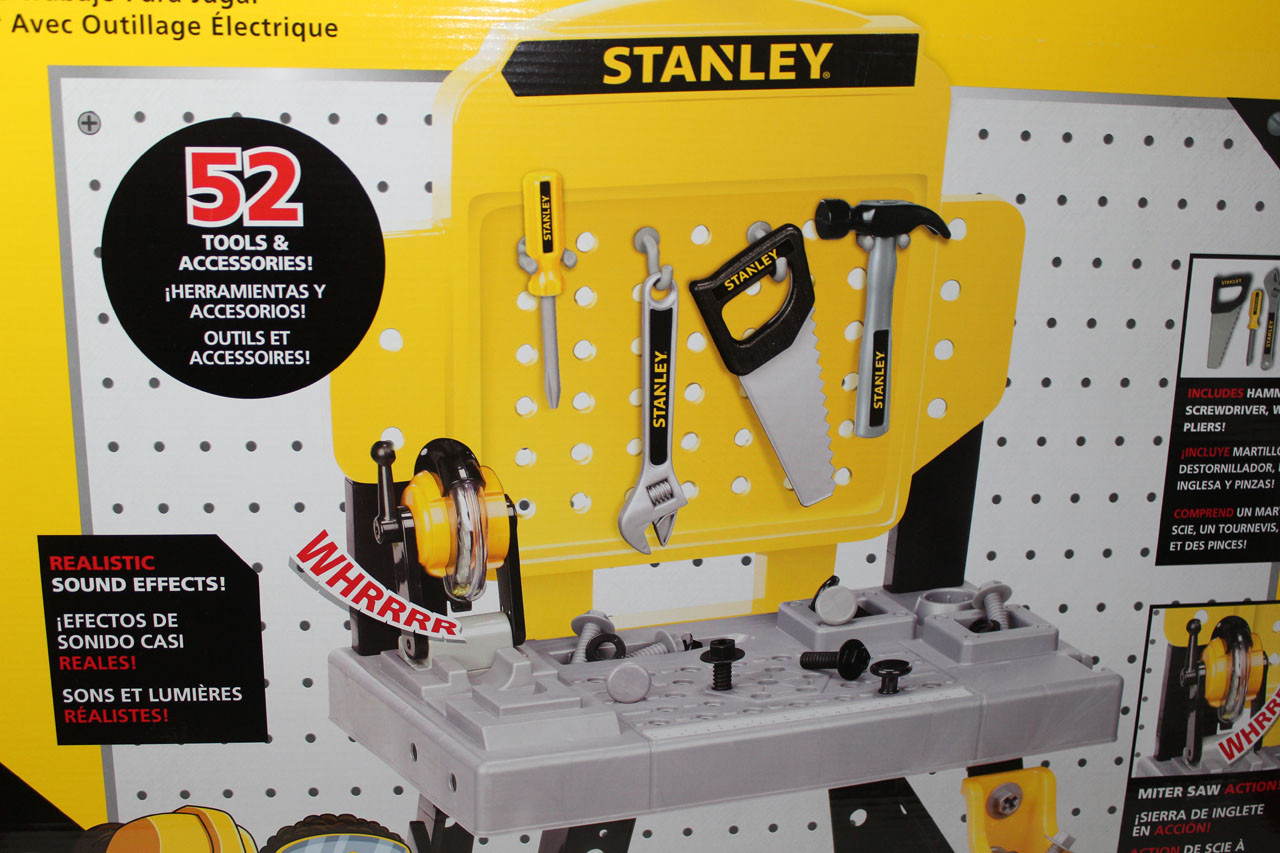 Stanley Jr MEGA POWER N PLAY WORKBENCH 52 Tools Accessories MITER SAW BRAND NEW