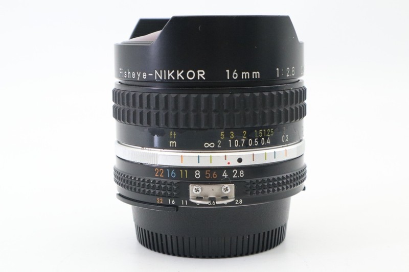 Nikon Fisheye-NIKKOR Ai-S 16mm F/2.8 MF Lens from Japan