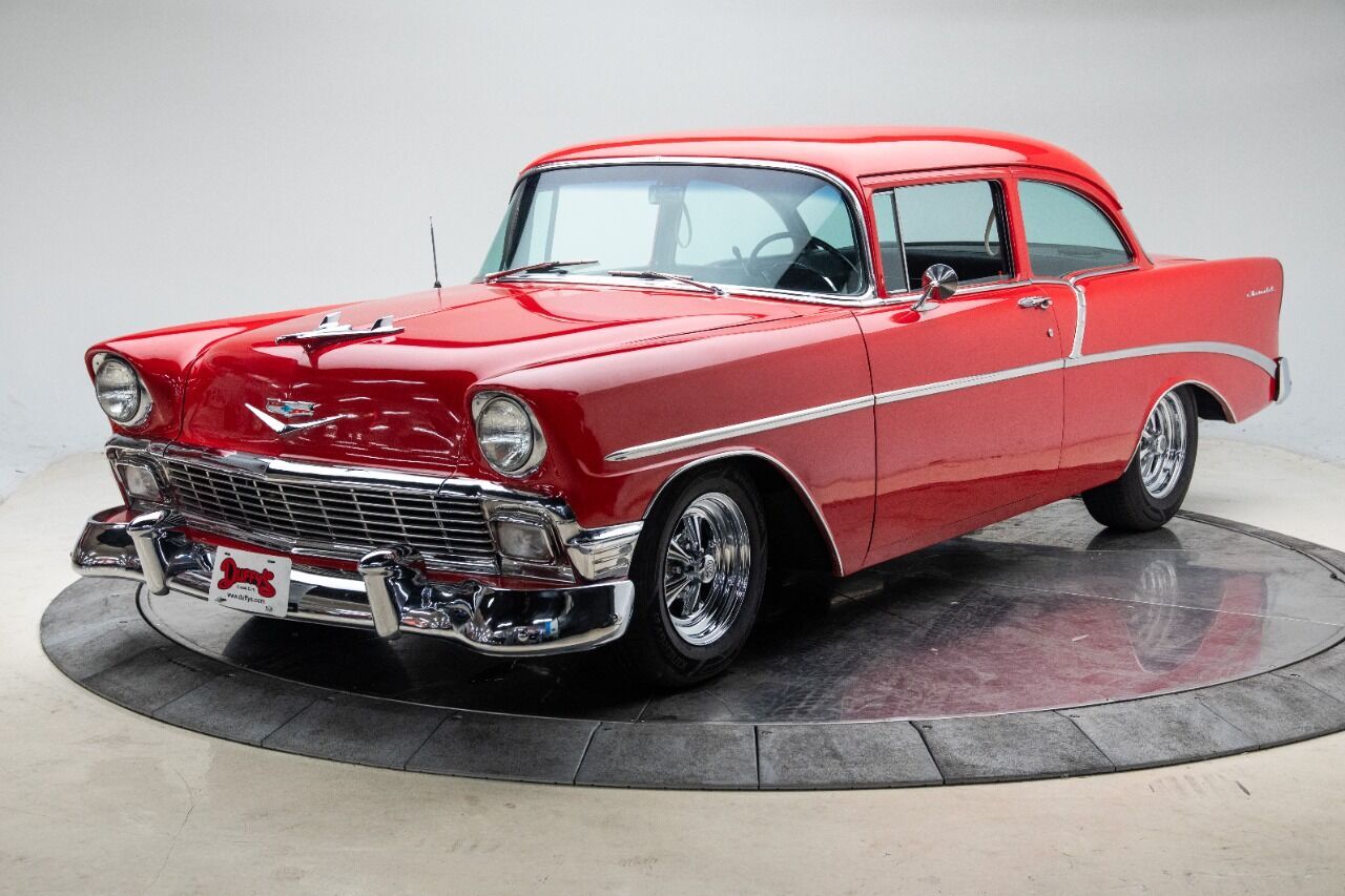 1956 Chevrolet 210  V8 5.7L Automatic Coupe Red