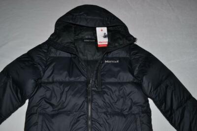 Pre-owned Marmot Men's Guides Down Hoody Jacket Black All Sizes Brand Authentic