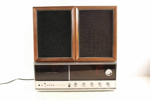 た*く様 National Panasonic 70s vintage 昭和家電 Vintage Panasonic RE-7070 Eight Track Am FM Stereo & Speaker