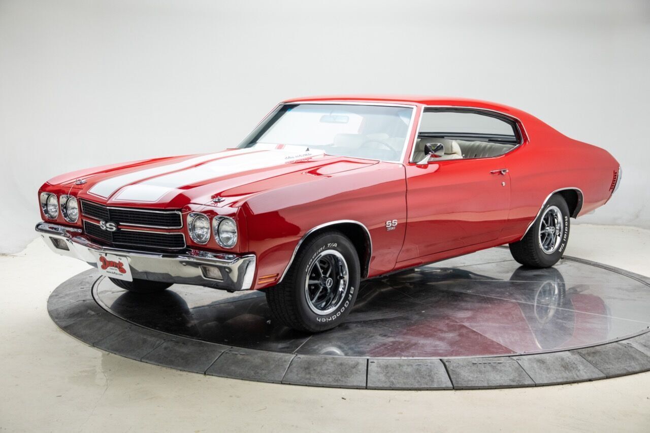 1970 Chevrolet Chevelle SS V8 6.6L Manual 4-Speed Coupe Cranberry Red