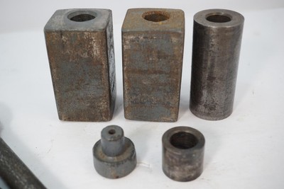 Used Hossfeld Set of General Blocks/Pins/Roller parts for Model #1 Bender.