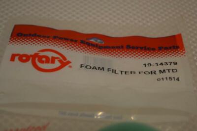ONE NEW ROTARY FOAM FILTER 14379.