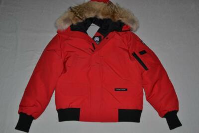 Pre-owned Canada Goose Authentic  Men's Chilliwack Bomber Jacket Rouge Red All Sizes