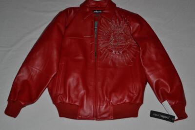 Pre-owned Pelle Pelle Men's Leather Jacket Red Anniversary American Legend All Sizes