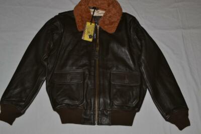 Pre-owned Top Gun Authentic  Official Military G-1 Jacket Brown All Sizes