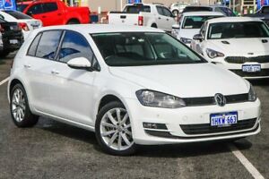 2016 Volkswagen Golf VII MY16 110TSI DSG Highline White 7 Speed Sports Automatic Dual Clutch Fremantle Fremantle Area Preview
