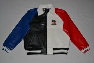 AUTHENTIC Avirex Icon Leather A1 BOMBER Jacket MENS SNOW