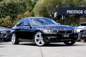 2013 BMW 3 Series F30 MY14 328i Luxury Line Black Semi Auto Sedan Balwyn Boroondara Area Preview