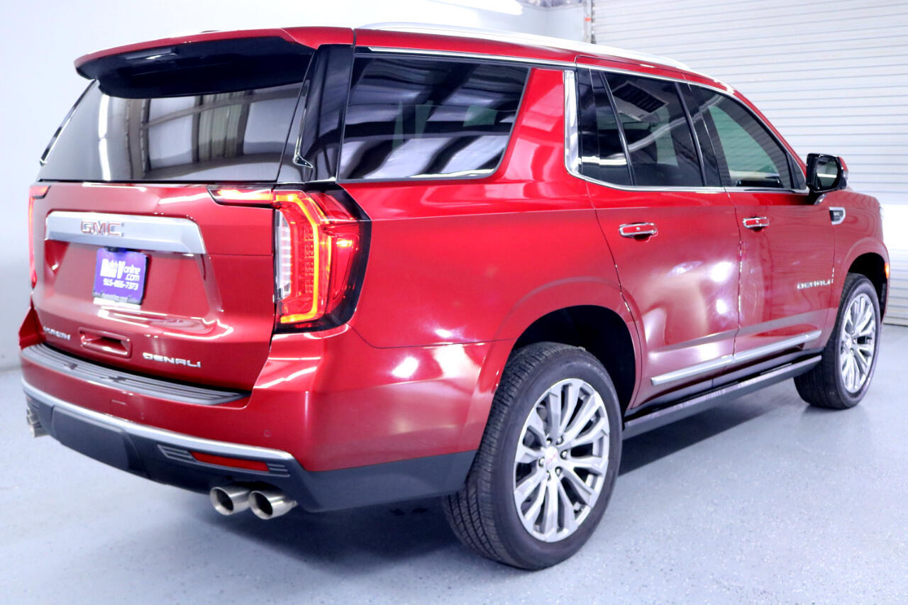 2021 Gmc Yukon Denali 4wd 3220 Miles Maroon Suv 6.2l V8 Ohv 16v
