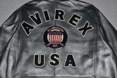 Pre-owned Avirex Authentic  Limited Edition Pewter Metallic Icon Jacket All Sizes
