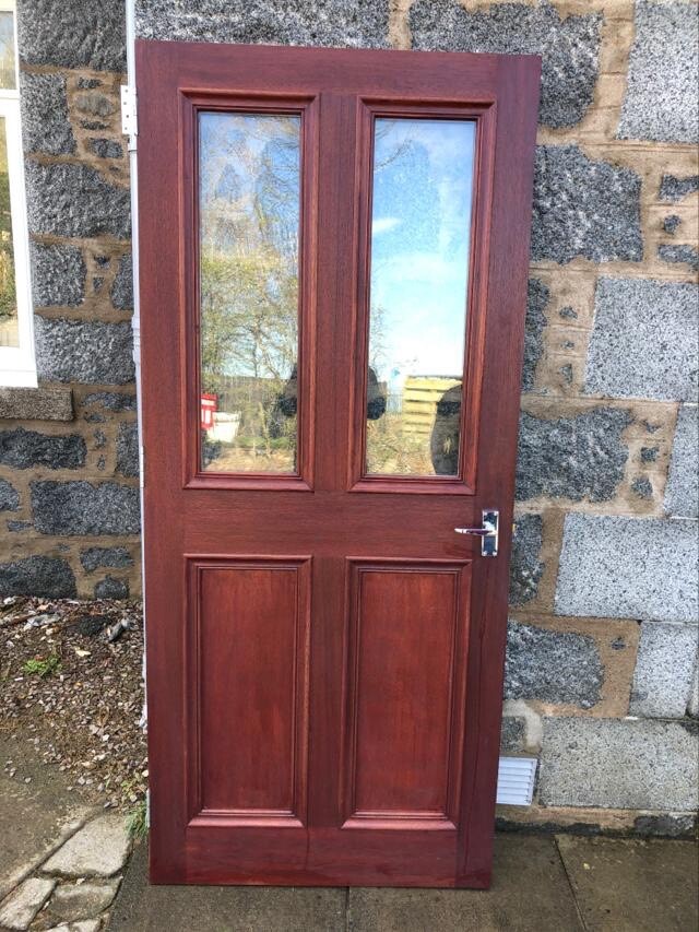 Solid Wood Door with Glass for Sale in Bucksburn, Aberdeen Gumtree
