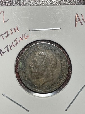 1932 British Farthing - George V AU - NICE COIN