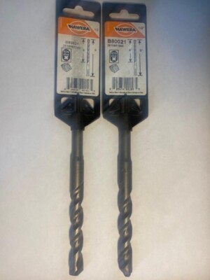 Hawera B80021 1/2'' x 6'' SDS Plus Hammer Drill Bits 2pcs.