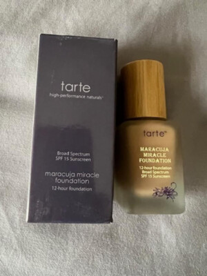Tarte Maracuja Miracle Foundation Broad Spectrum SPF 15 Sunscreen 12 HR MEDIUM