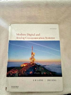 Modern Digital and Analog Communication Systems by B P Lathi: Used read descript