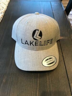 LAKE LIFE CURVED BILL SNAPBACK GRAY