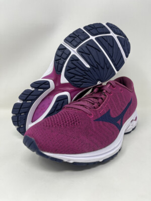 

Женские беговые кроссовки Mizuno Wave Rider 23 Knit, Boysenberry, 9,5 B Medium, США