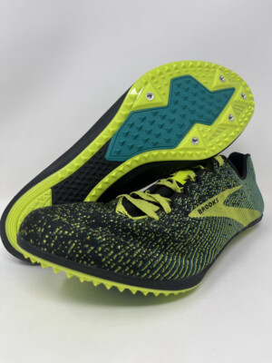 

Мужские кроссовки Brooks Mach 19 XC, черные/побеги/голубая трава, Black/shoots/blue grass