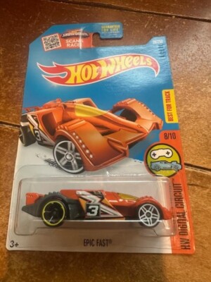 2016 Hot Wheels HW Digital Circuit Epic Fast #28 Orange