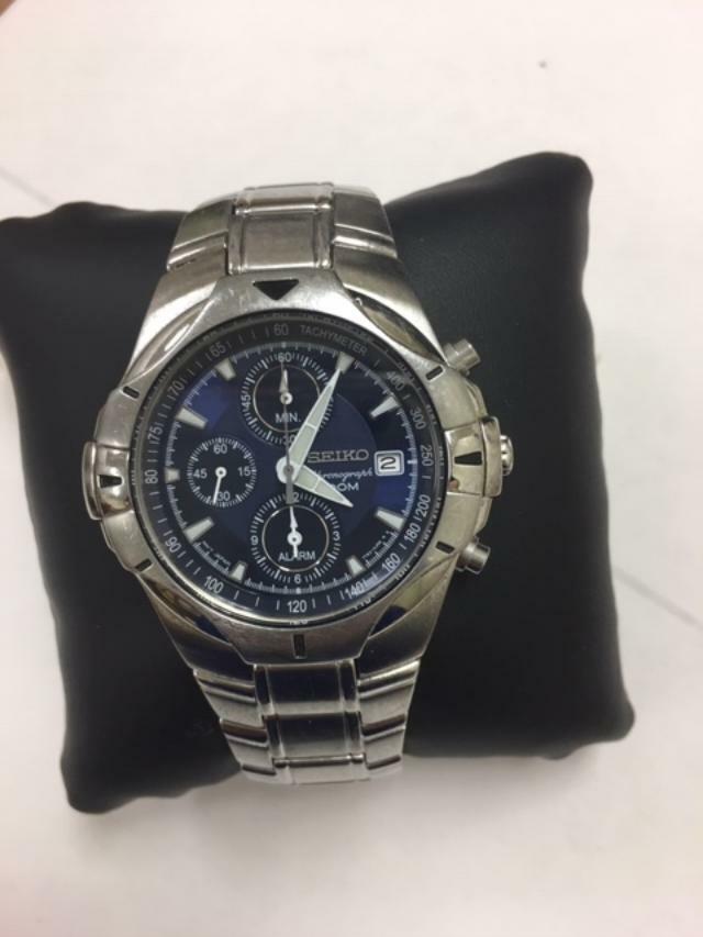 セイコーウオッチ　7T62 Seiko Men's 7T62-0CJ0 Quartz Chronograph Black Titanium +