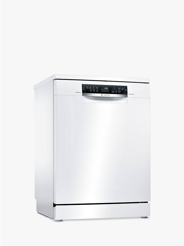Bosch Sms67mw00g Perfectdry Freestanding Dishwasher White 2